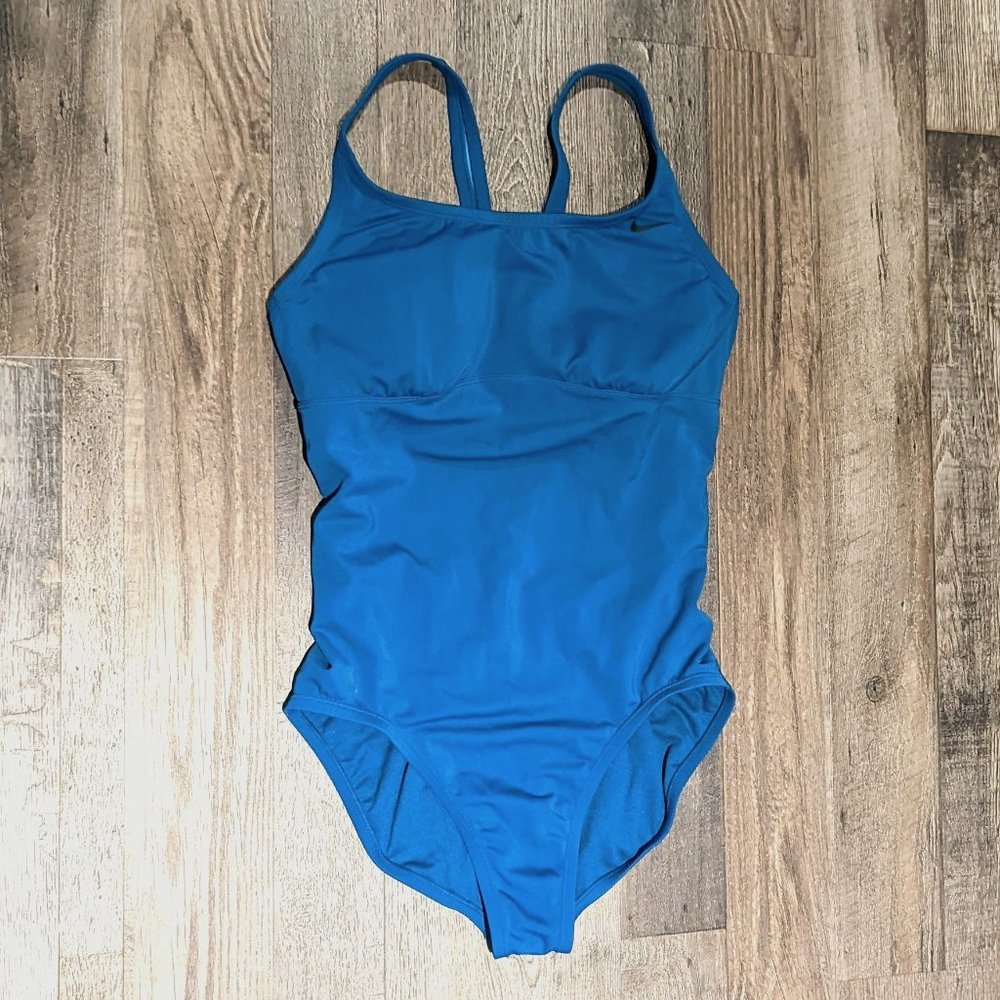 Nike Blue Racerback Swimsuit
